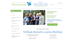 Desktop Screenshot of fluteretreat.com